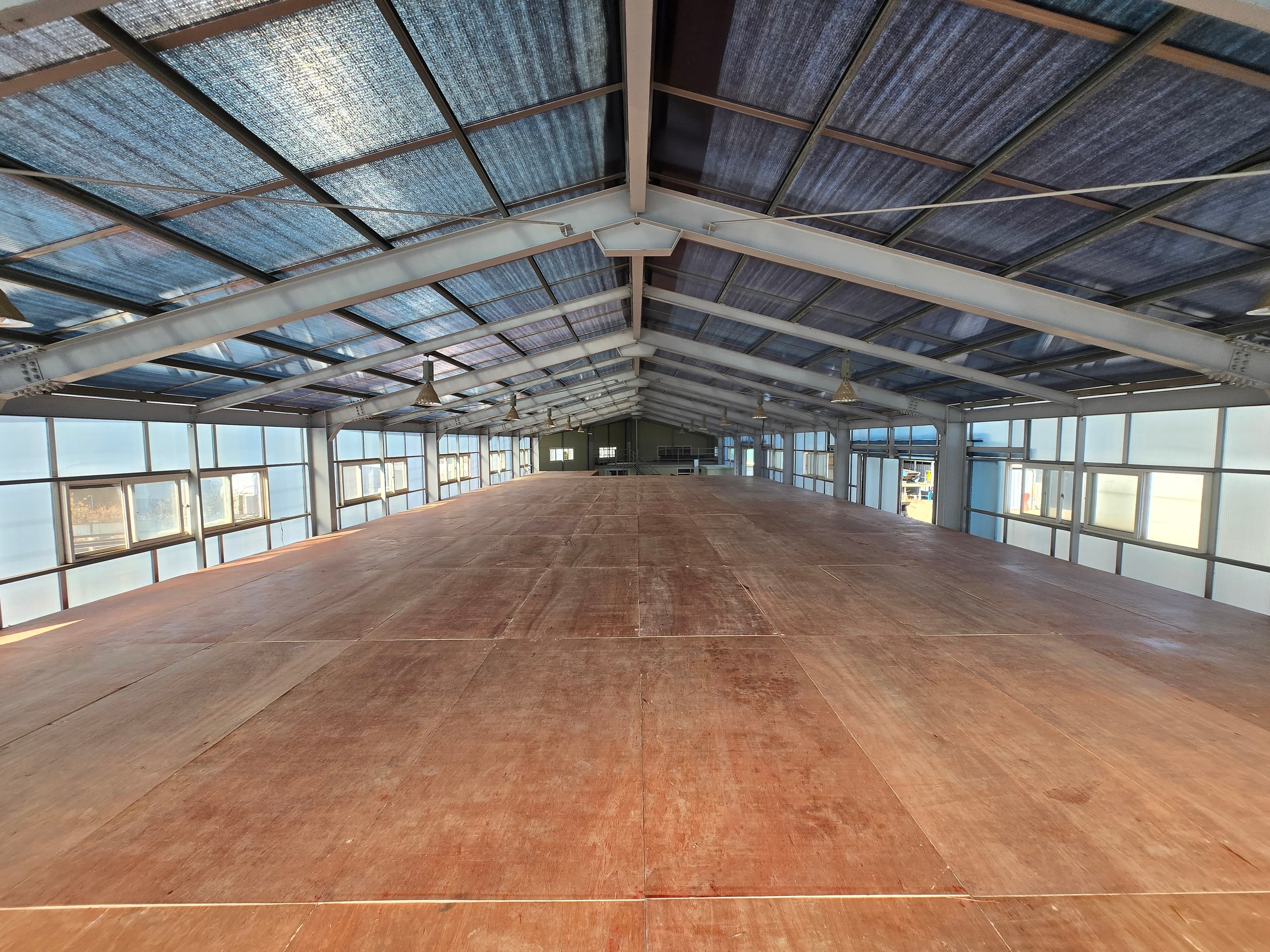 의왕 파렛트랙 합판 중이층 설치 현장