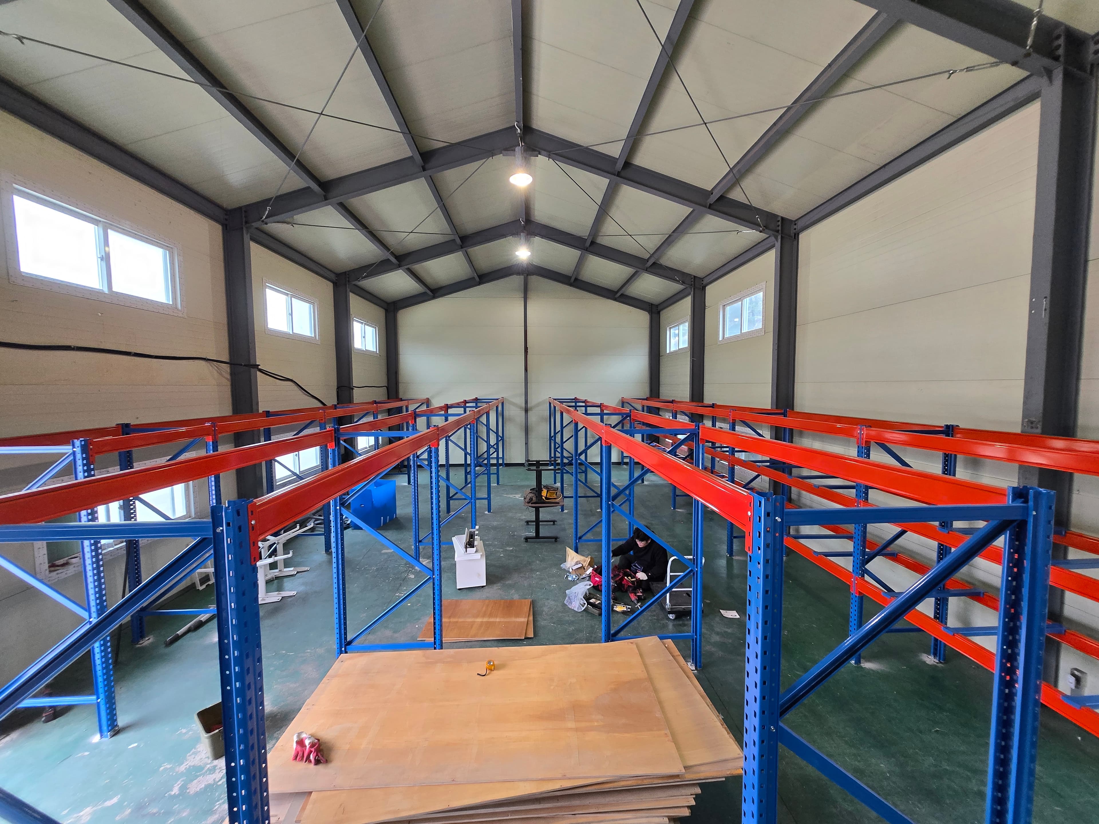 남양주 진접 파렛트랙 설치 현장