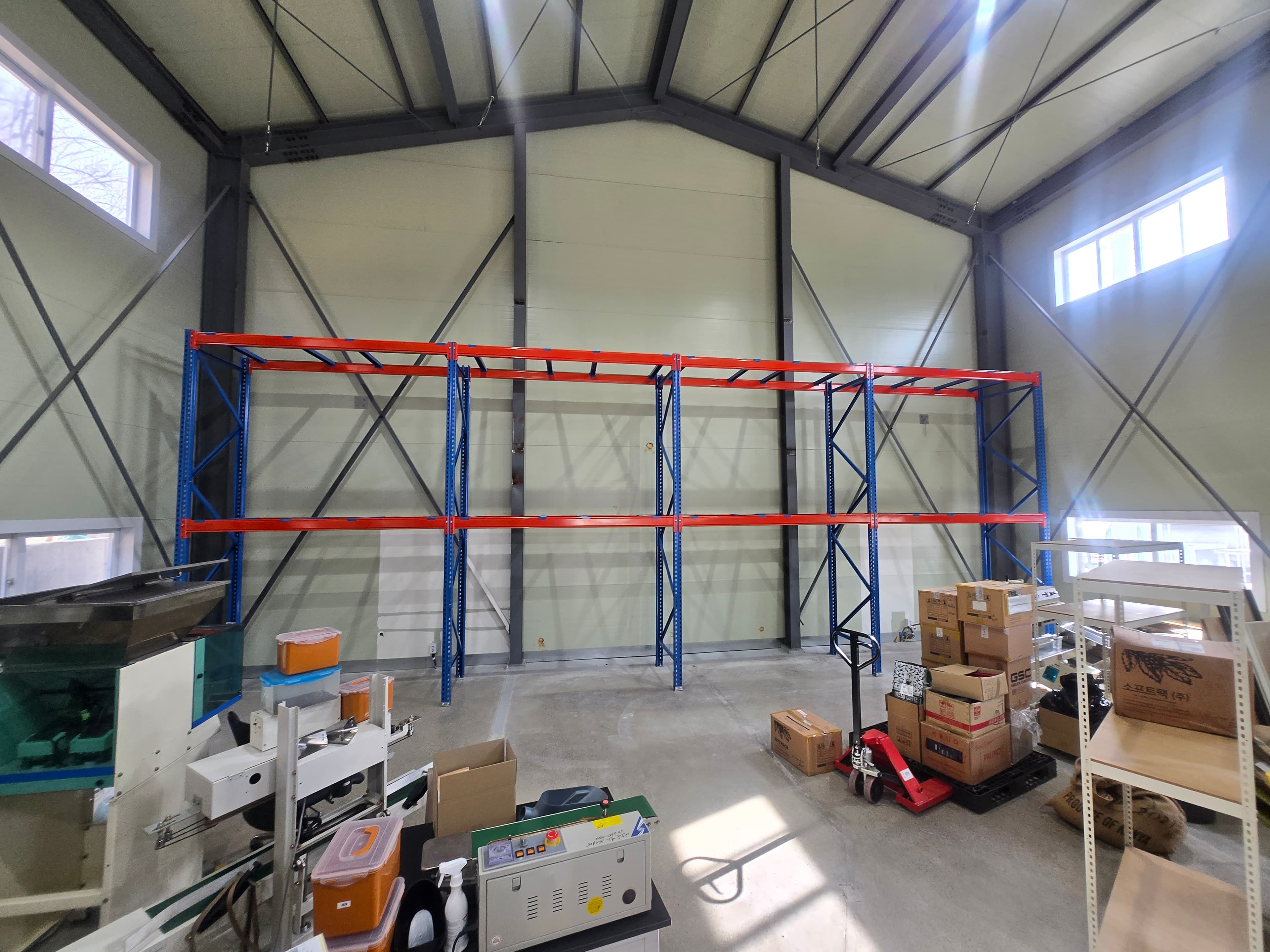 남양주 와부 파렛트랙 설치 현장 - 좁은 공간도 효율적으로